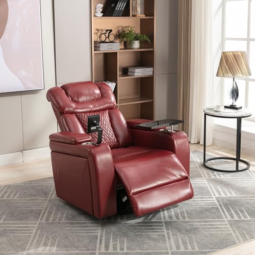 Electric Recliner Chair with USB Charge Port and Cup Holders V9739