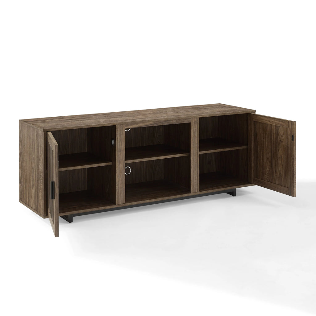 Wood TV Stand up to 58" in Walnut F2506