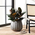 Grey Round Patio Planter W72665