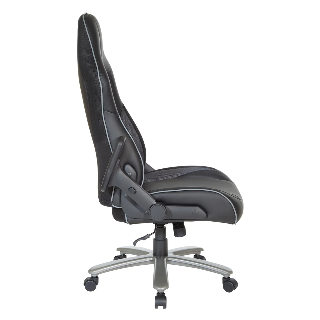 Gray Mesh Gaming Chair O62453