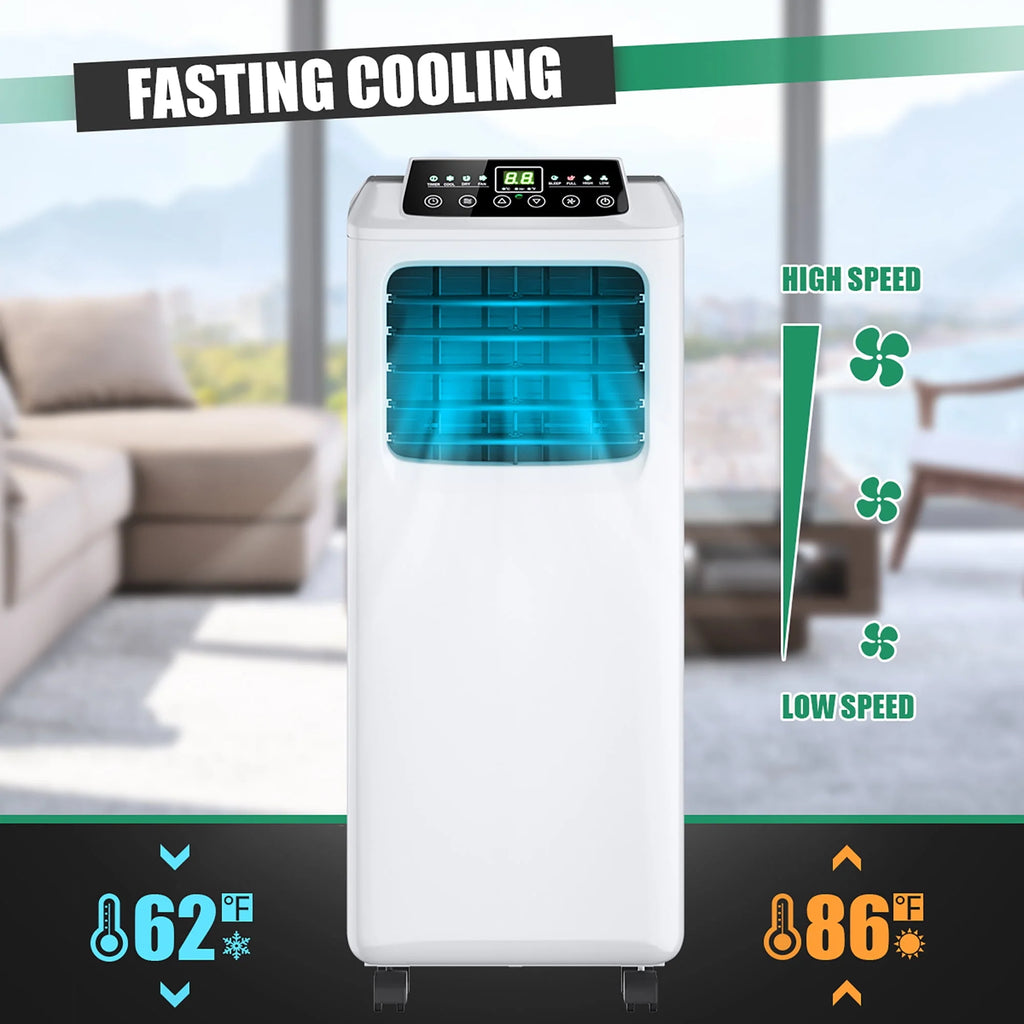 5500 BTU Portable Air Conditioner & Dehumidifier with Window Kit J48888