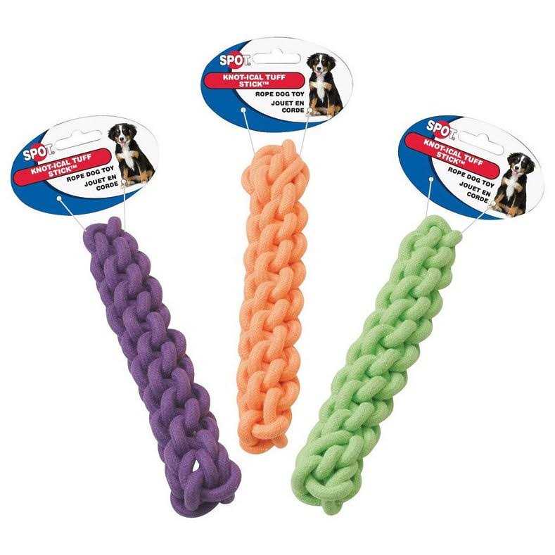 Assorted Rope Rubber Tuff Stick J75569