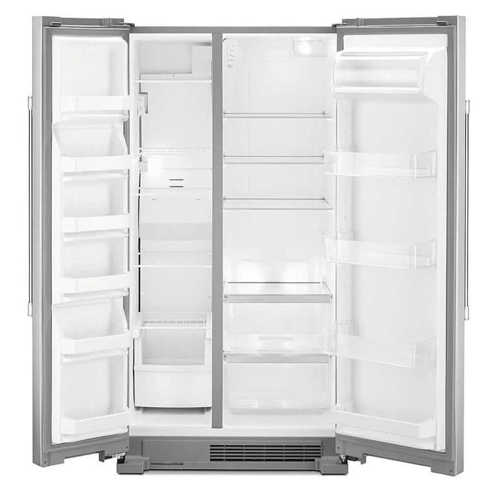 36 Wide 24.9 Cu. Ft. Side By Side Refrigerator - Stainless Steel O978