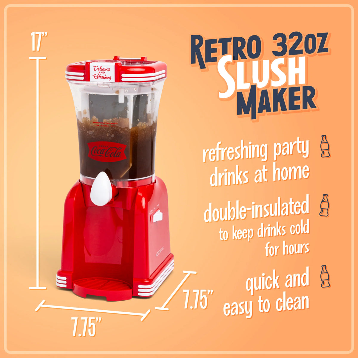 32-Ounce Retro Slush Drink Maker Q149