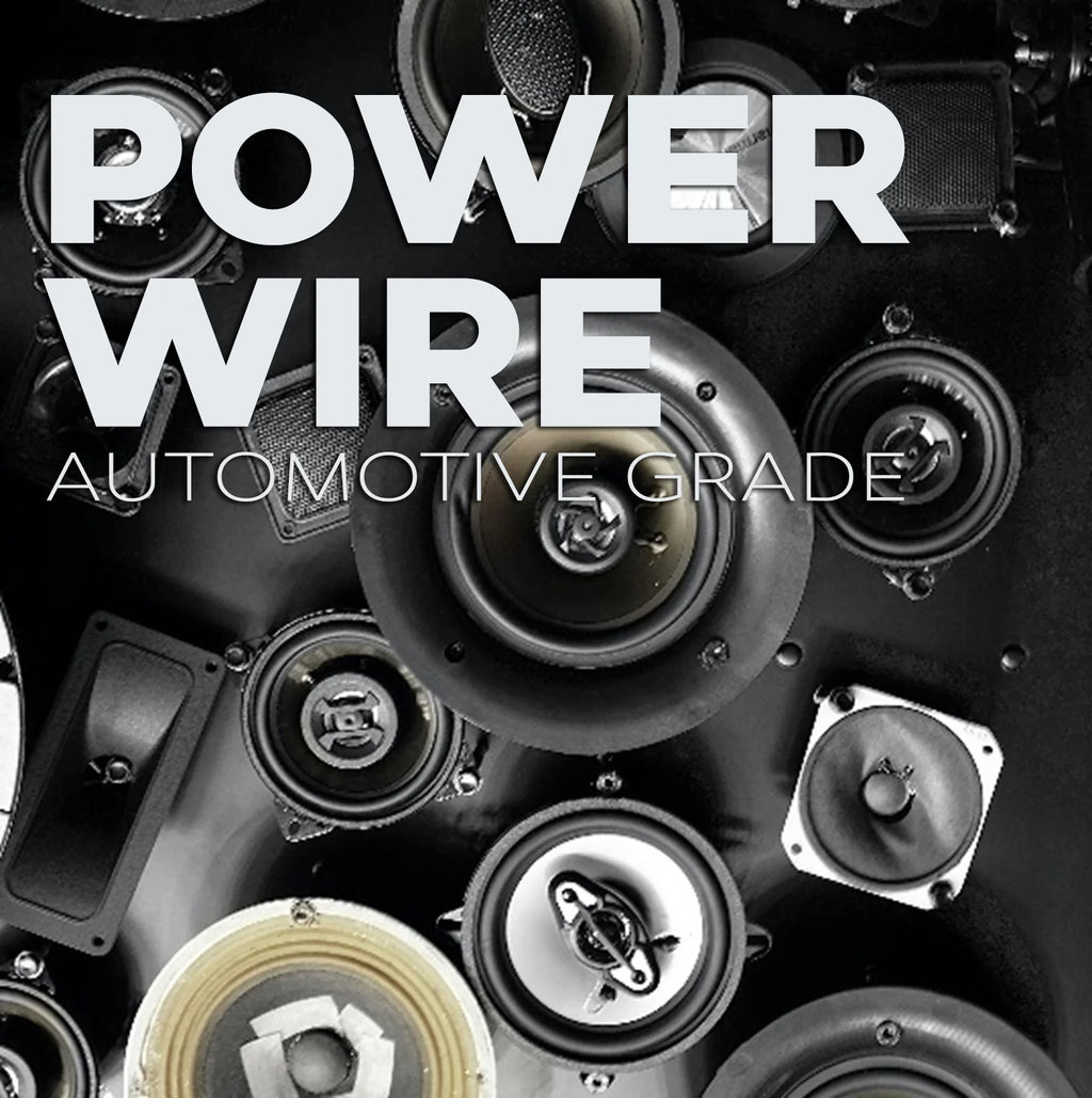 4Ga 50ft Black Red Translucent Car Power Ground Wire S75990