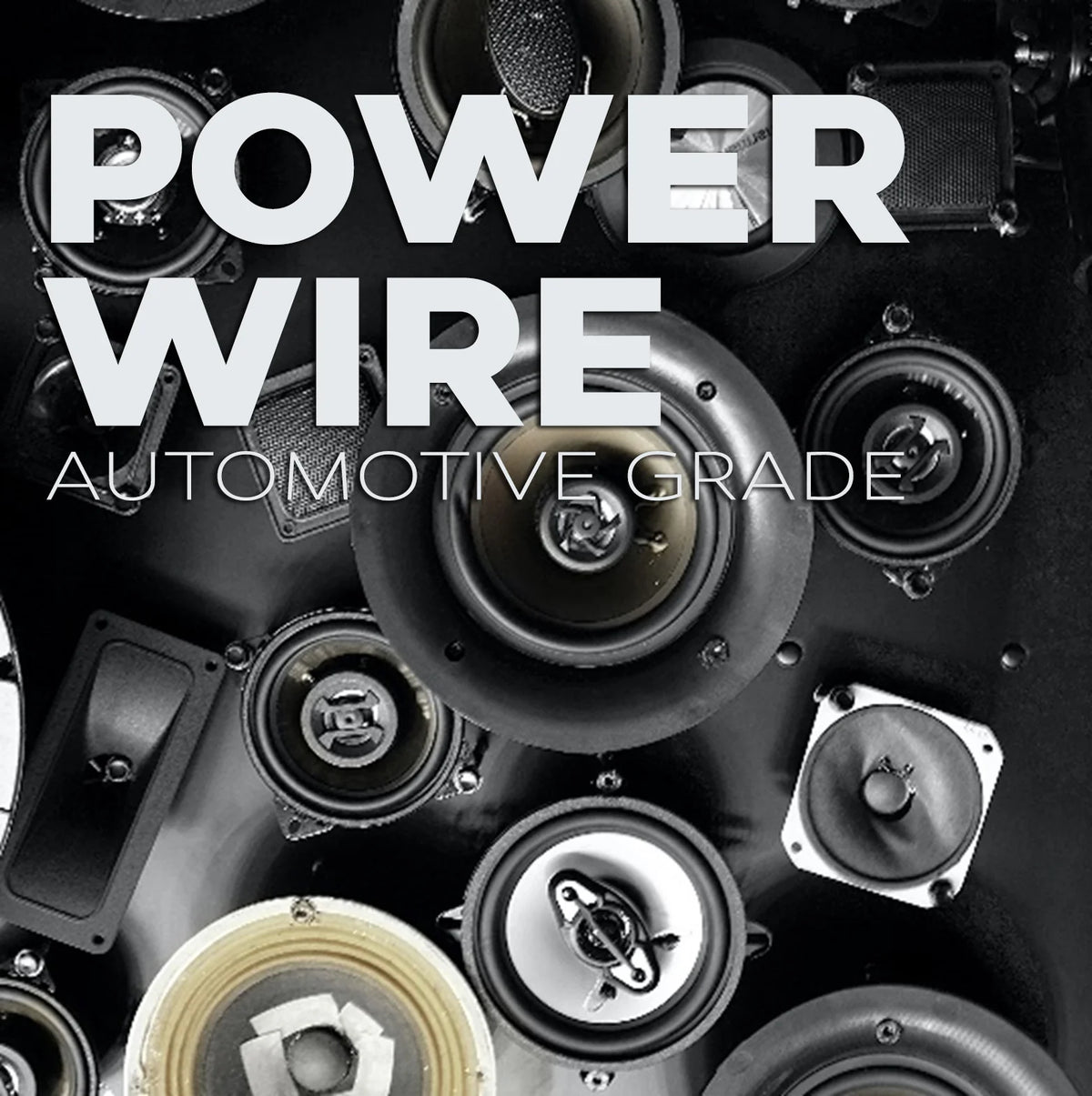 4Ga 50ft Black Red Translucent Car Power Ground Wire S75990