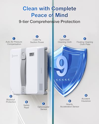 Window Cleaning Robot with 3 Cleaning Modes P38616
