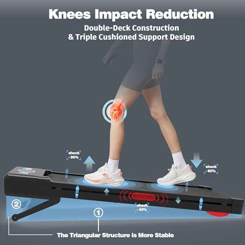 Walking Pad Treadmill with Auto Incline and 450 lbs Capacity N4447
