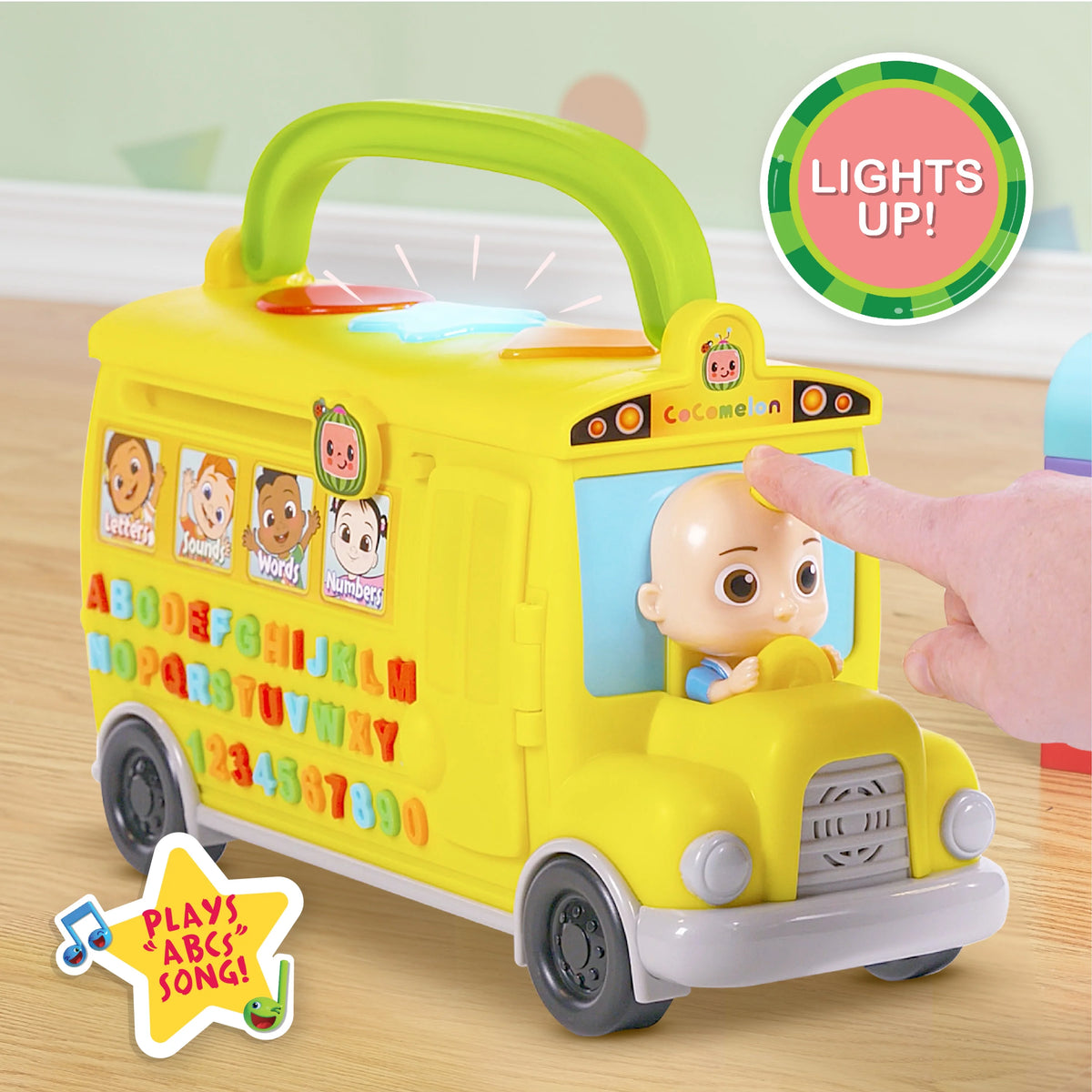 Musical Learning Bus Yellow School Bus Toy B7392