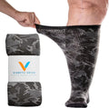 Diabetic Socks Non Binding Seamless Toe Loose Fit Camo A9051