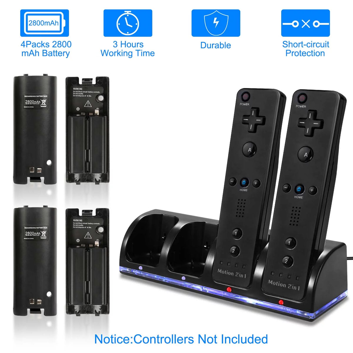 Black Charging Dock Game Controller Charger Z638876