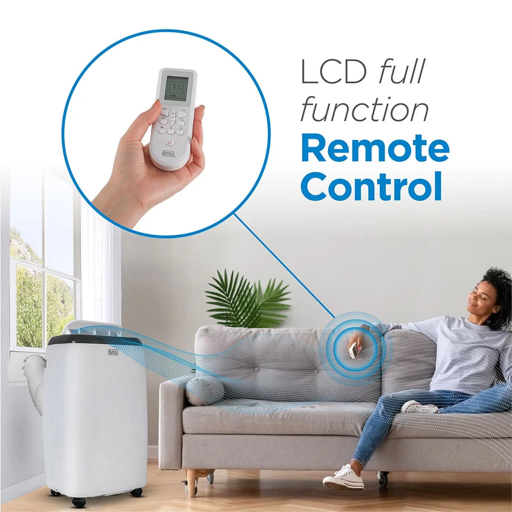 8,000 BTU Portable Air Conditioner with Remote Control, White X944