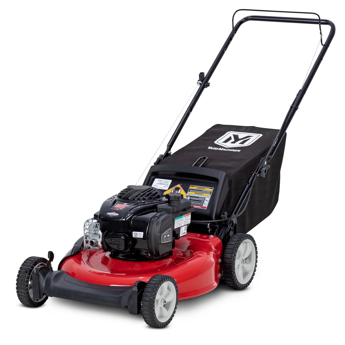 21-in Walk Behind Push Gas Powered Lawn Mower T501