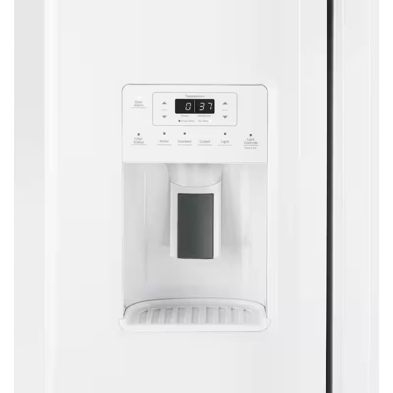 25.3 cu. ft. Side-by-Side Refrigerator in White X372