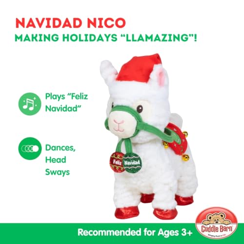 Animated Christmas Walking Musical Plush Llama Toy N198995