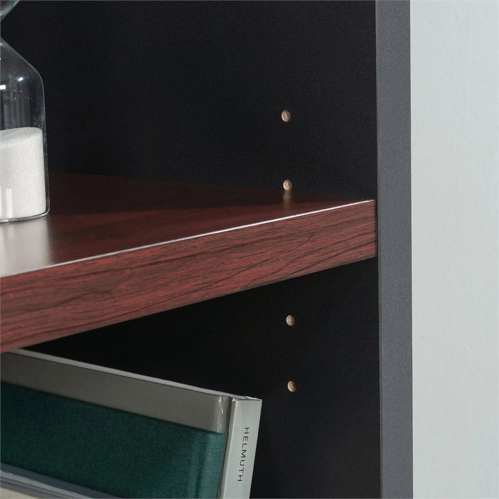 Classic Cherry 5-Shelf Engineered Wood Bookcase T60547