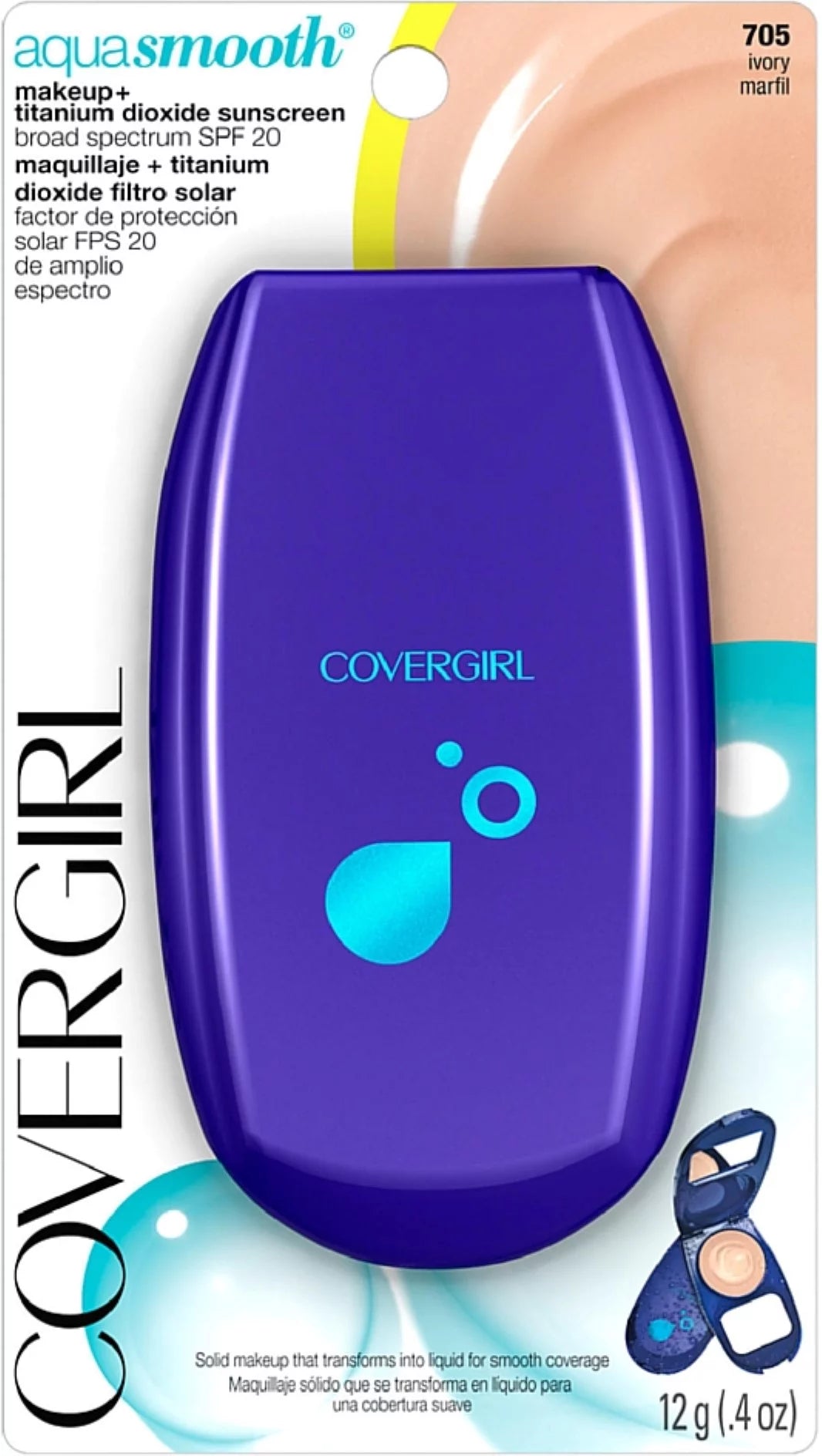 Compact Foundation Ivory 0.40 oz Pack of 2 I253800