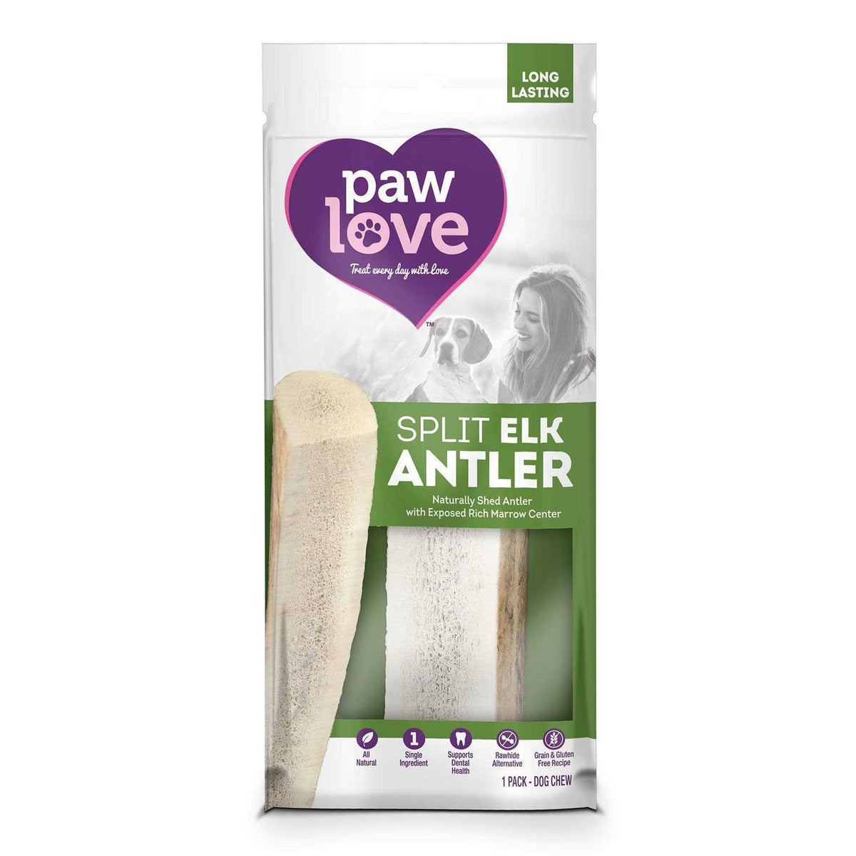 Elk Antler Rawhide Dog Treats F10574