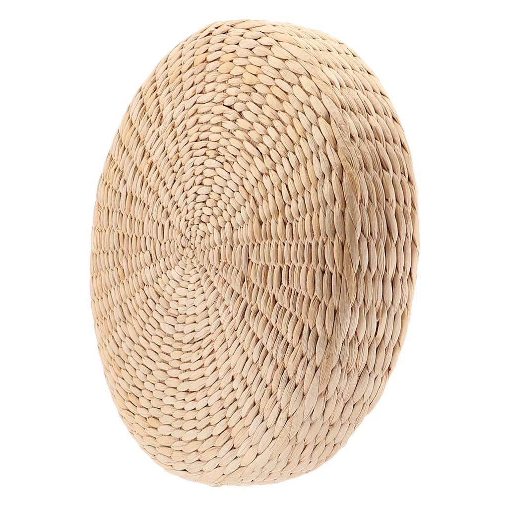 2 Pieces Round Straw Floor Cushion L8535