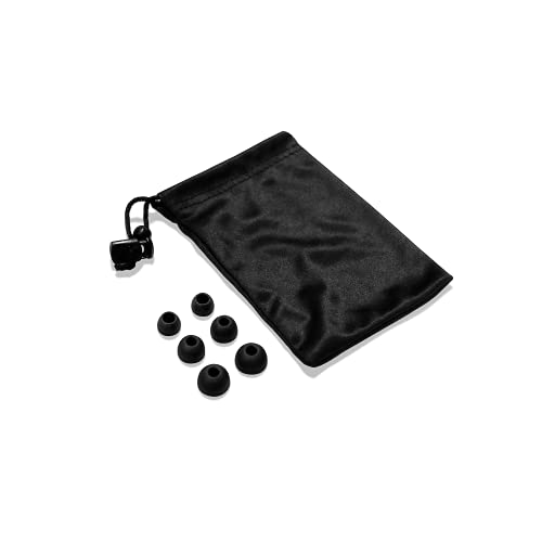 Black in-Ear Mobile Gaming Headset with Detachable Boom Mic L46096