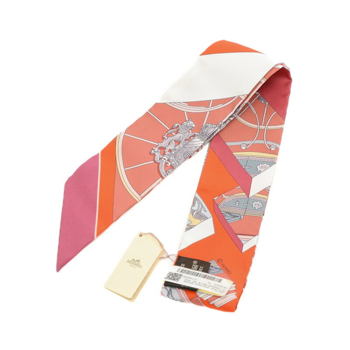 Pre-Owned 100% Silk Scarf J614