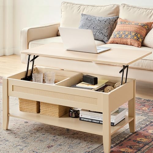 Lift-Top Rattan Coffee Table Y69738