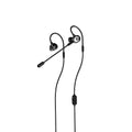 Black in-Ear Mobile Gaming Headset with Detachable Boom Mic L46096