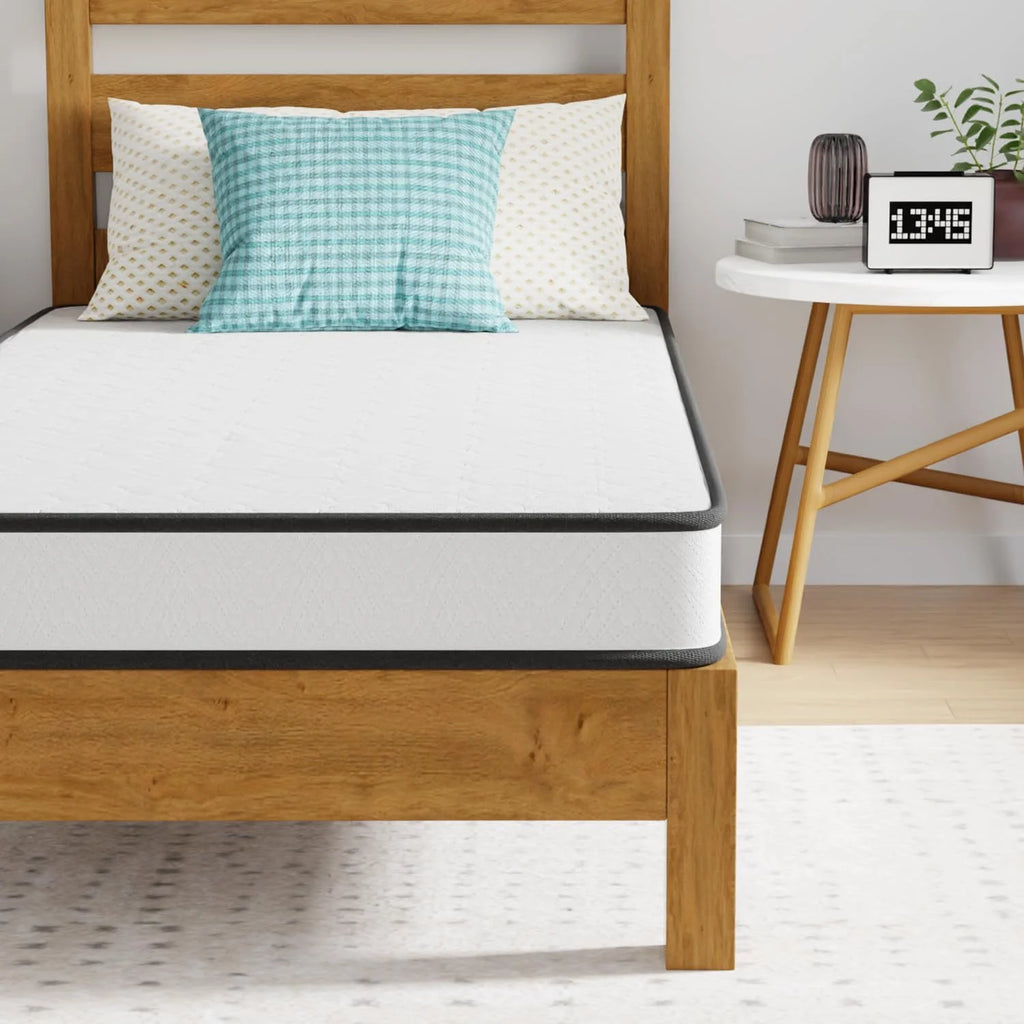 6 Inch Medium Firm Hybrid Twin Mattress J38438