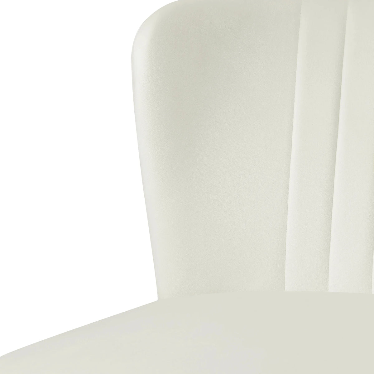46" Wide Ivory Velvet Upholstered Love Seat Sofa V195952