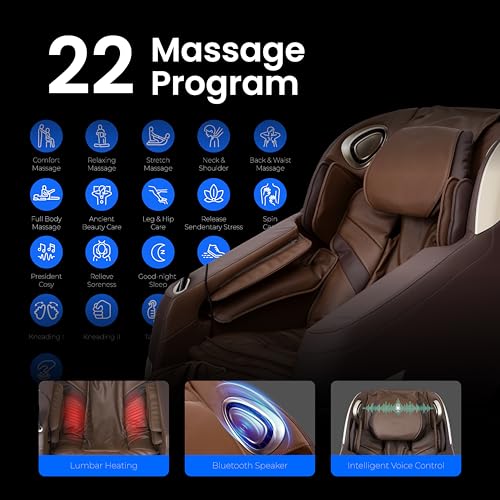 Brown Full Body Zero Gravity Massage Chair R62641