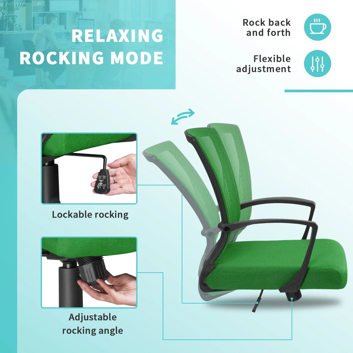 Black Swivel Manager's Chair Z9707