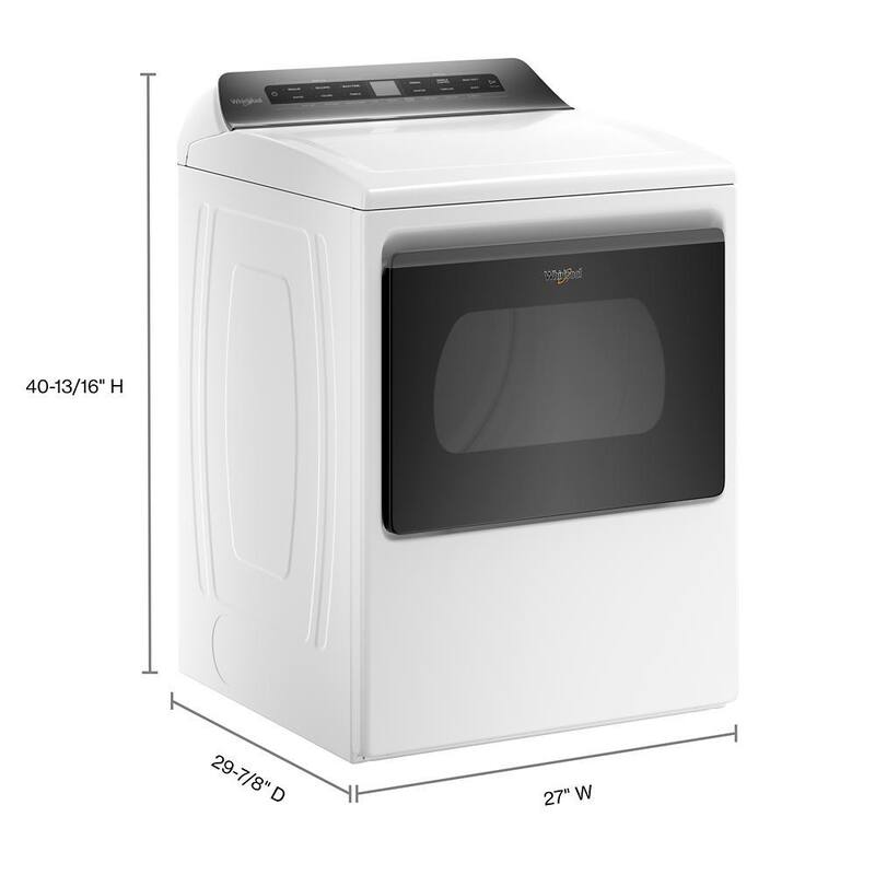 White 7.4 cu. ft. Front Load Electric Dryer S104