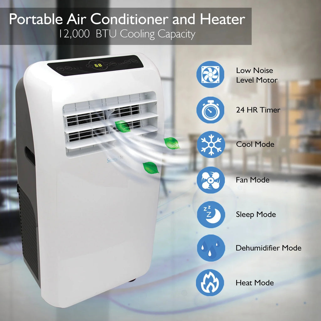 Portable 12000 BTU Air Conditioner & Heater Y905637