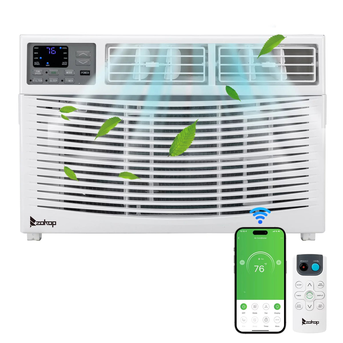 10000BTU 1050W White Window Air Conditioner I6329