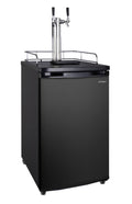 20" Wide Dual Tap Black Kegerator M258031