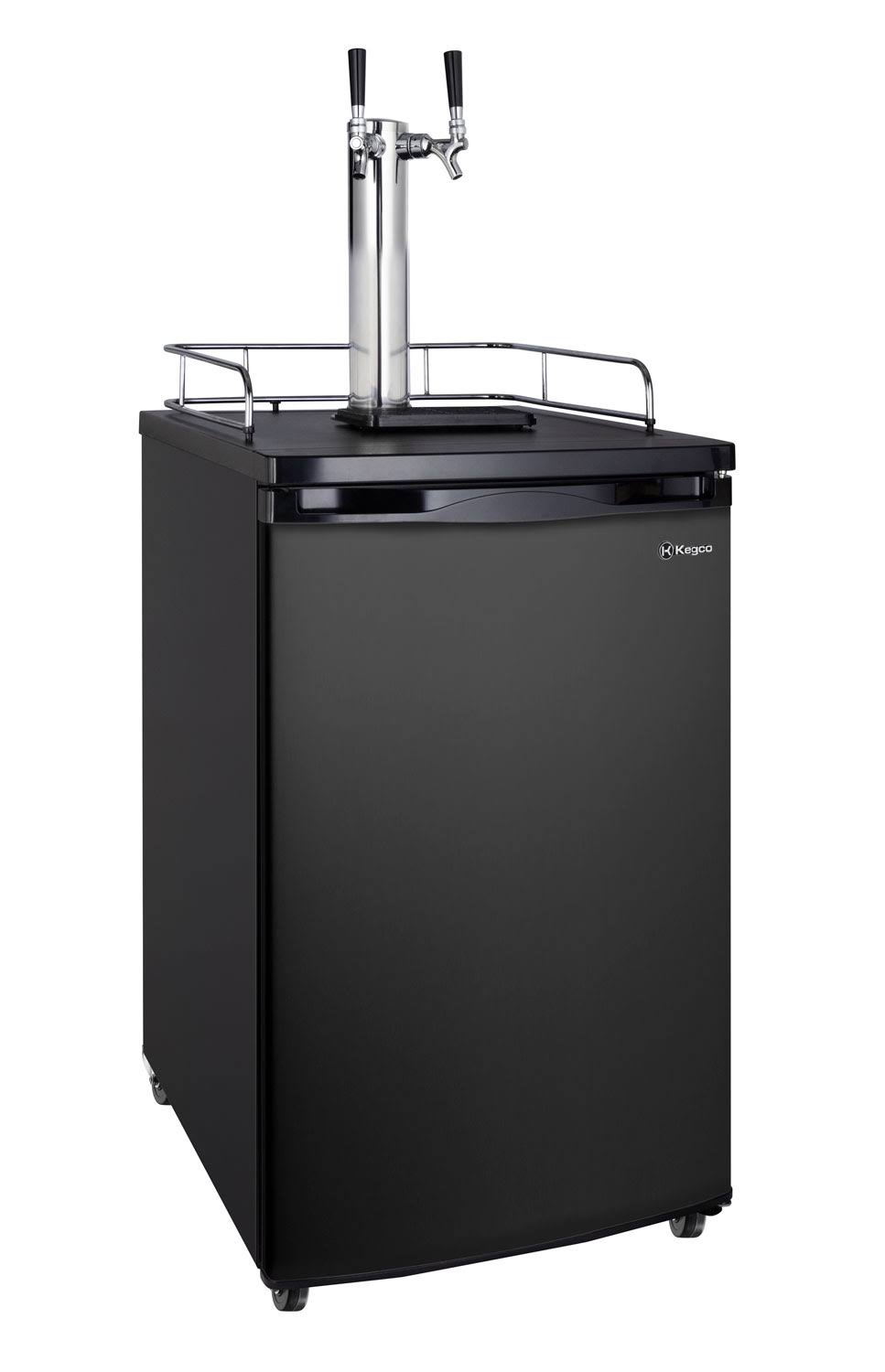 20" Wide Dual Tap Black Kegerator M258031