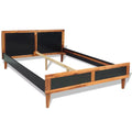 Black Solid Acacia Wood Bed Frame C5523