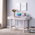 White Oak Computer Desk with 3 Drawers K2266