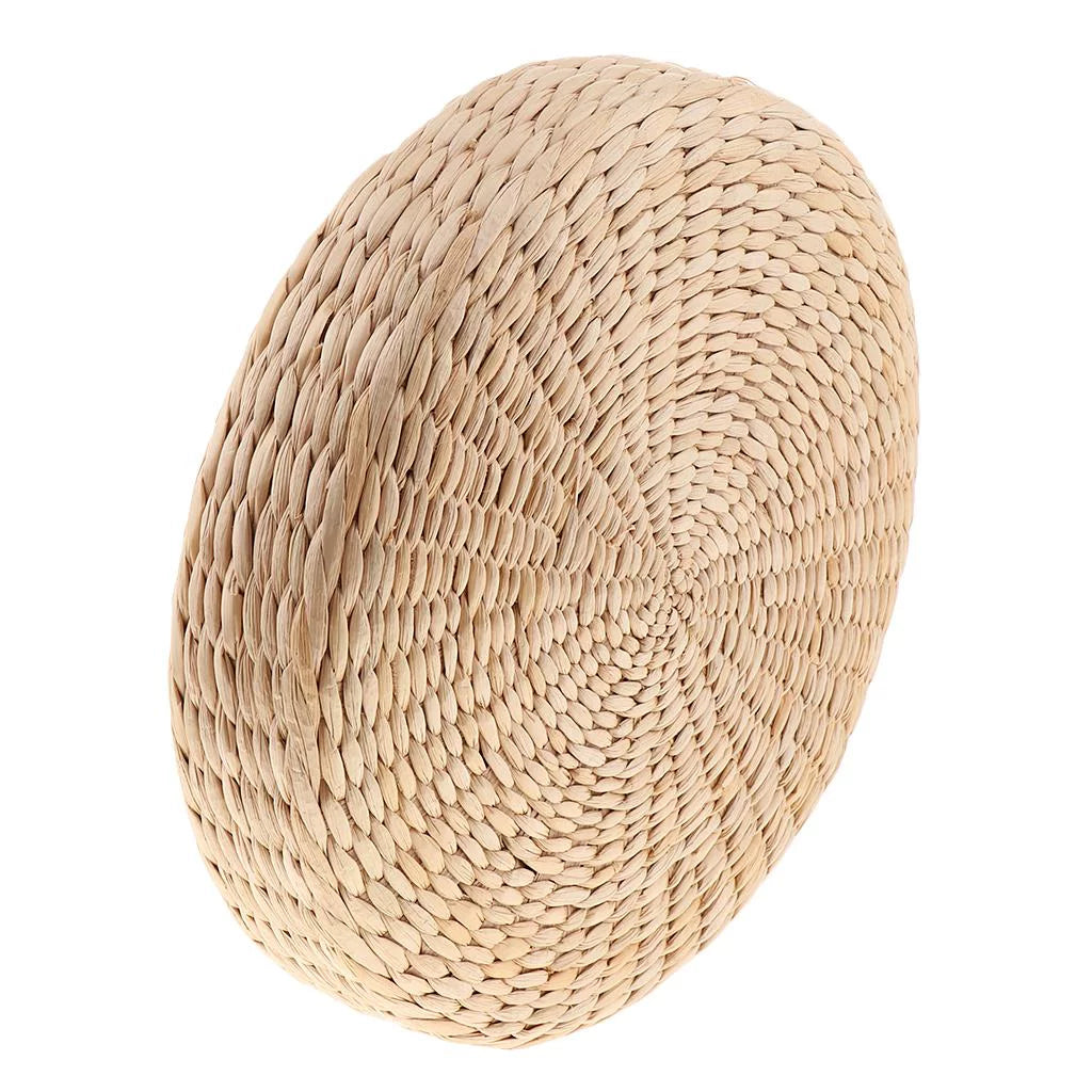 2 Pieces Round Straw Floor Cushion L8535