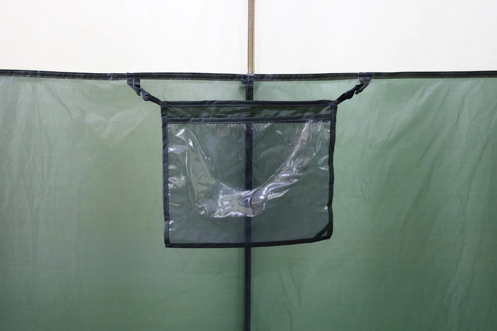12 Person 3-Room Cabin Tent Green E577327