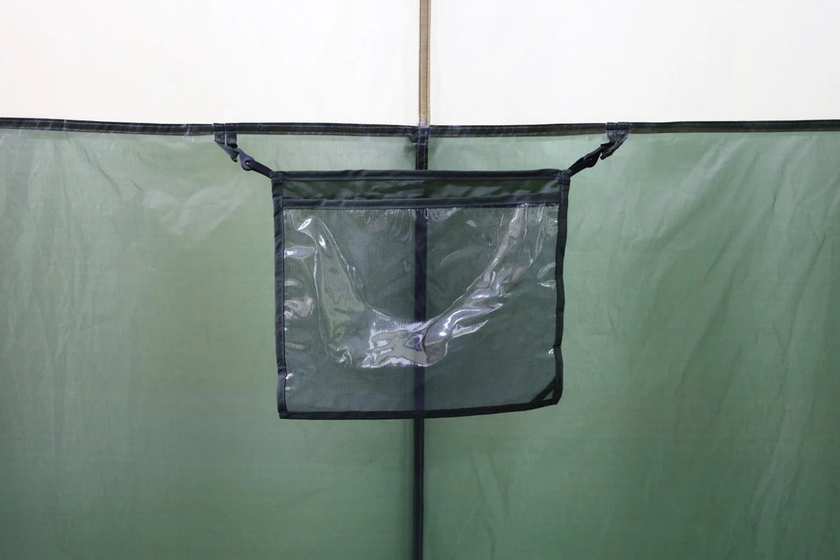 12 Person 3-Room Cabin Tent Green E577327