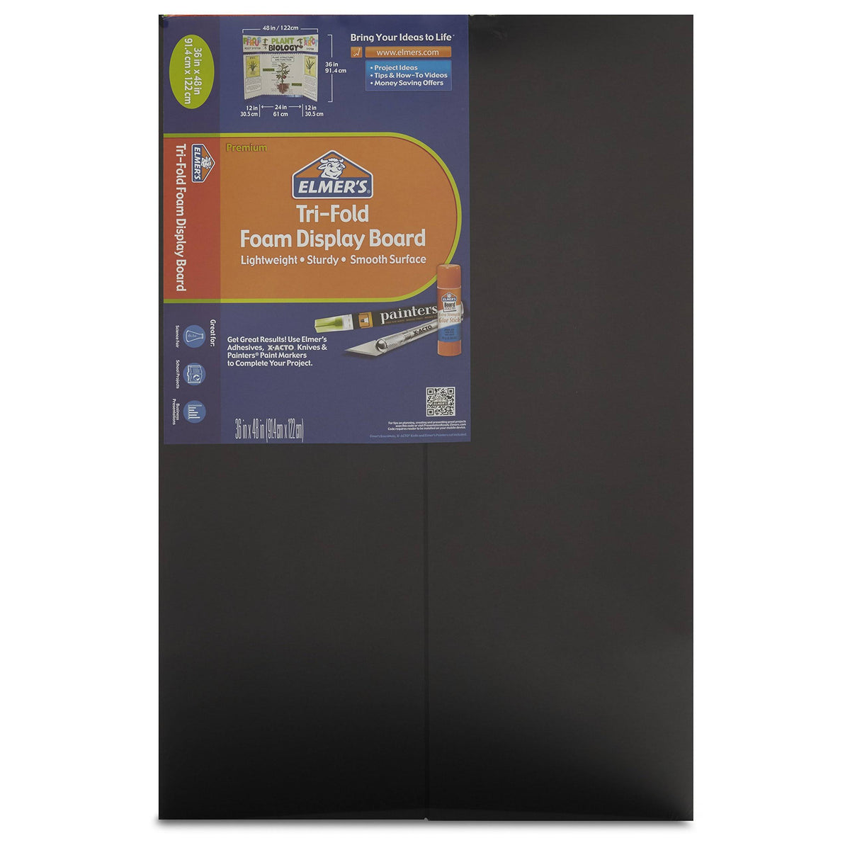 Black 36x48 inch Foam Display Board Pack of 12 X177831