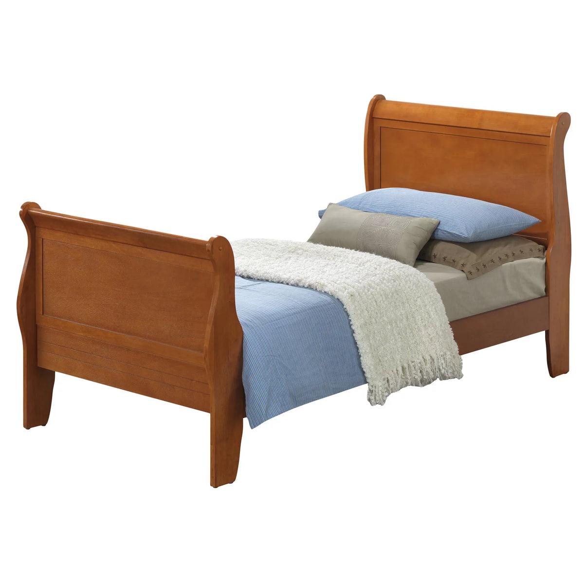 Twin Bed Oak I686