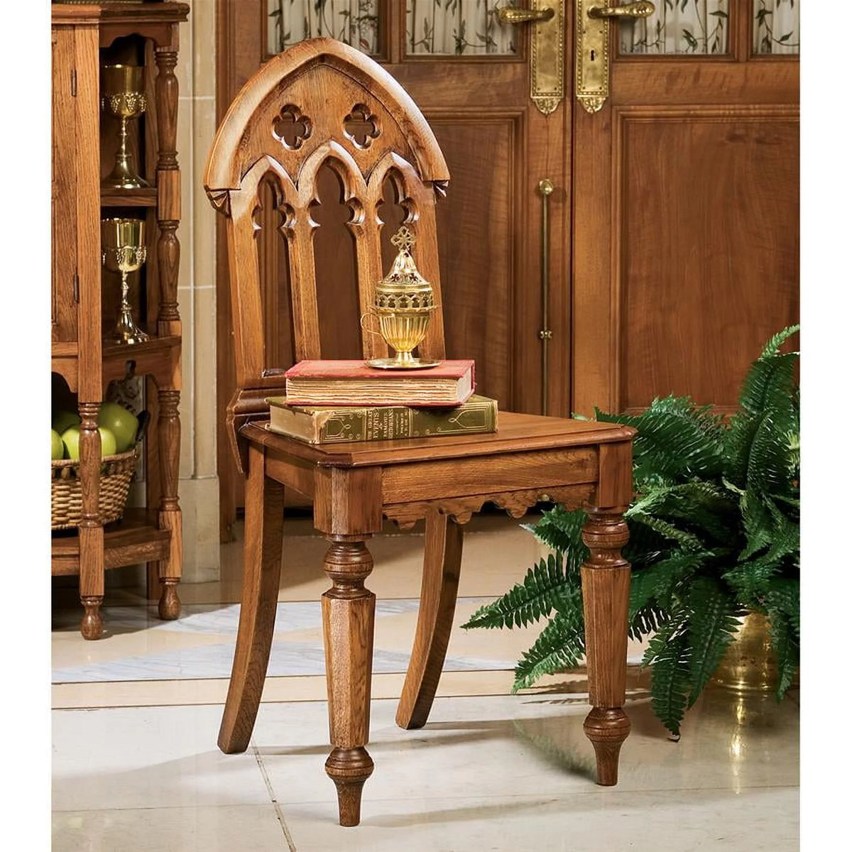 Set of Two Gothic Revival Chairs F685