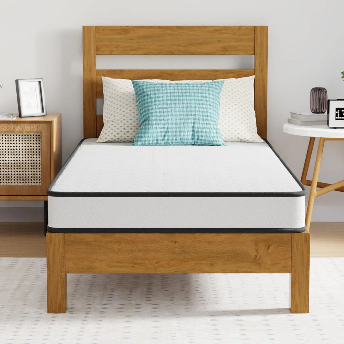 6 Inch Medium Firm Hybrid Twin Mattress J38438