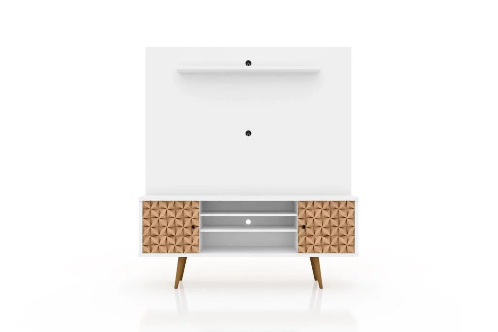 White Freestanding Entertainment Center S122736