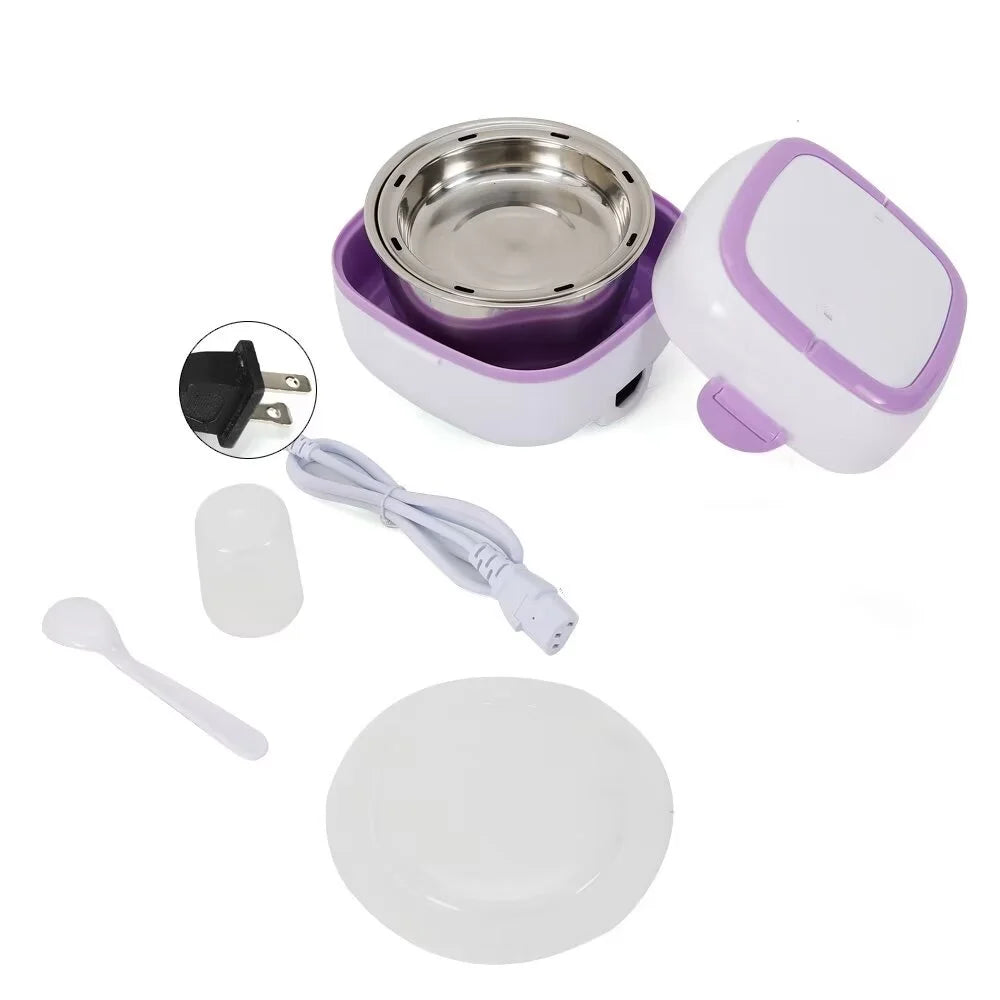 Portable Electric Lunch Box Food Heater 1L Stainless Steel G617