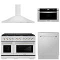 48 Gas Range, Range Hood, Microwave Drawer and Dishwasher X37901