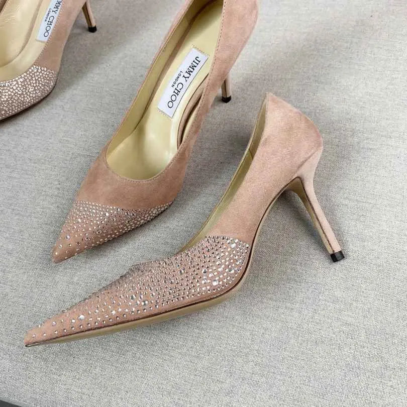 Pink Suede Pumps W561762