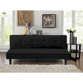 Black Polyester Sofa Bed D6334